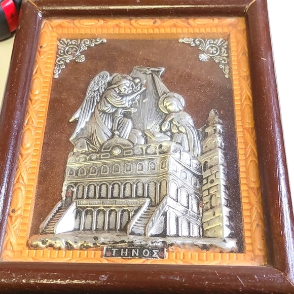 Antique handcrafted religious wall Plaque